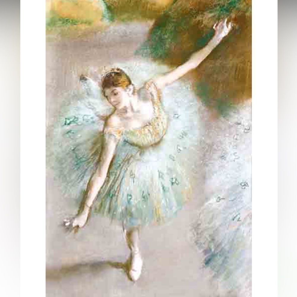 DIAMOND Painting of Dancer in Green 1883